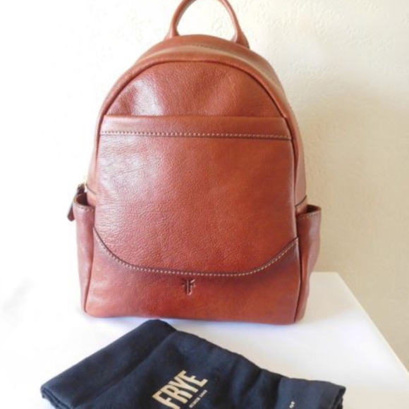 Frye Handbags - Authentic Frye Front Slit Leather Backpack